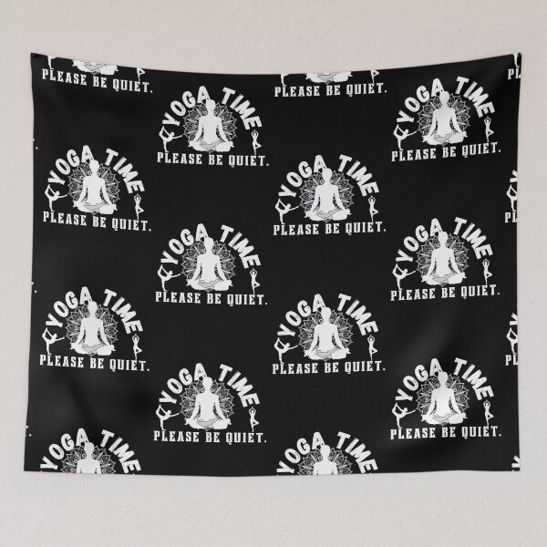 Item preview, yoga time please be quiet designed and sold by ronaldsonou.