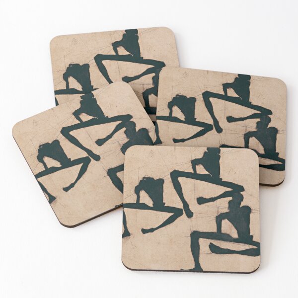 Item preview, Egon Schiele - Composition with Three Male Nudes designed and sold by Vivanne-art.