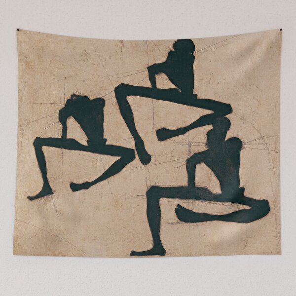 Item preview, Egon Schiele - Composition with Three Male Nudes designed and sold by Vivanne-art.