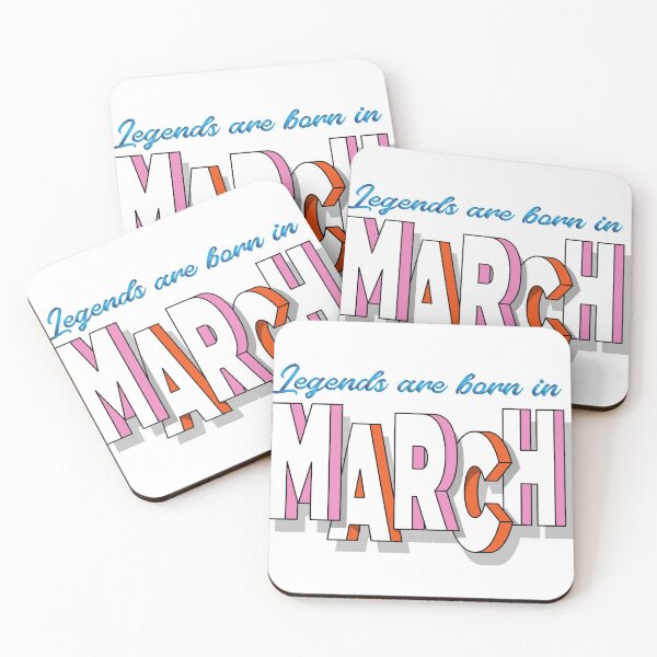 Item preview, Legends are born in March designed and sold by ElenaDanilo.