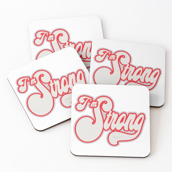 Item preview, I'm Strong Word Art designed and sold by WLHmedia.com .