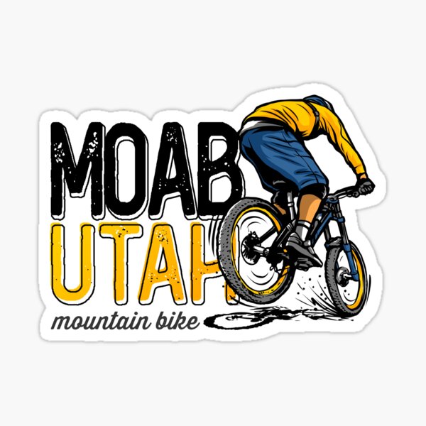 Item preview, Moab Utah Mountain Biking designed and sold by Munchy Codex.
