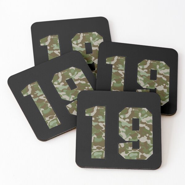 Item preview, Army Camouflage Number nineteen Soldiers Lucky Number 19 designed and sold by Urosek.