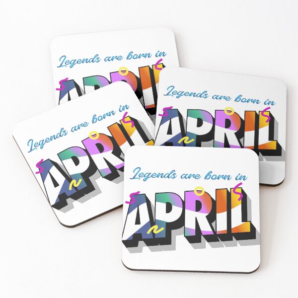 Item preview, Legends are born in April designed and sold by ElenaDanilo.