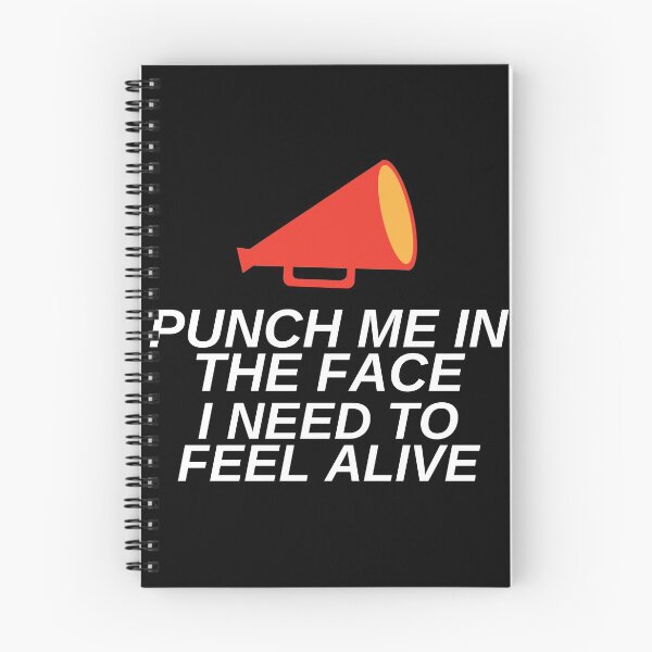 Item preview, Punch Me In The Face I Need To Feel Alive Funny Quote designed and sold by mirzadesign.