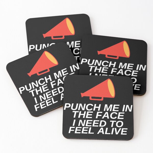 Item preview, Punch Me In The Face I Need To Feel Alive Funny Quote designed and sold by mirzadesign.