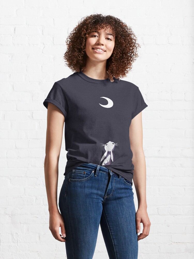 Alternate view of Moon Bunny Classic T-Shirt