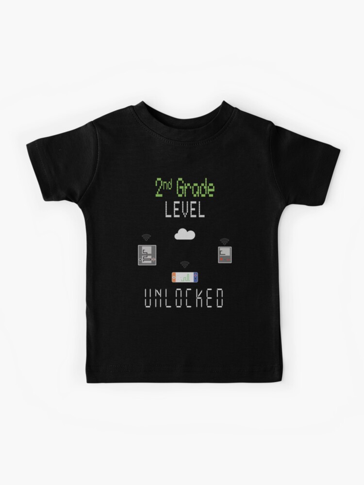 Thumbnail 1 of 2, Kids T-Shirt, 2nd Grade Level Unlocked designed and sold by FridPix.