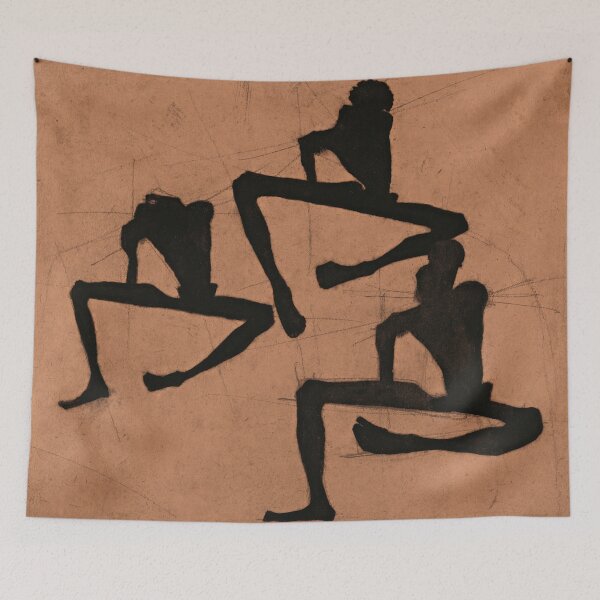 Item preview, Egon Schiele - Composition with Three Male Nudes,Nº,04. designed and sold by Vivanne-art.