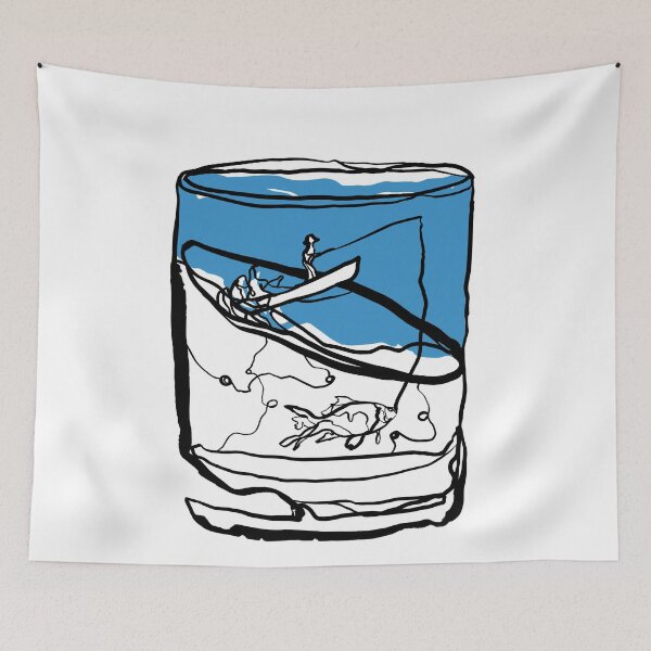 Item preview, Single Line - Half Full designed and sold by MaxencePierrard.
