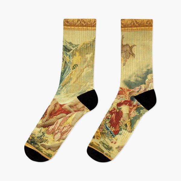 Item preview, DREAM OF RINALDO Antique Mythological French Tapestry designed and sold by BulganLumini.