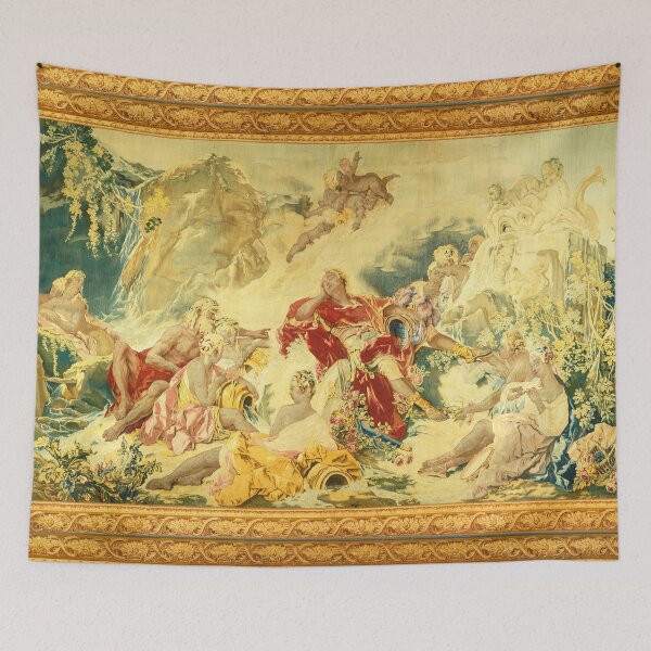 Item preview, DREAM OF RINALDO Antique Mythological French Tapestry designed and sold by BulganLumini.