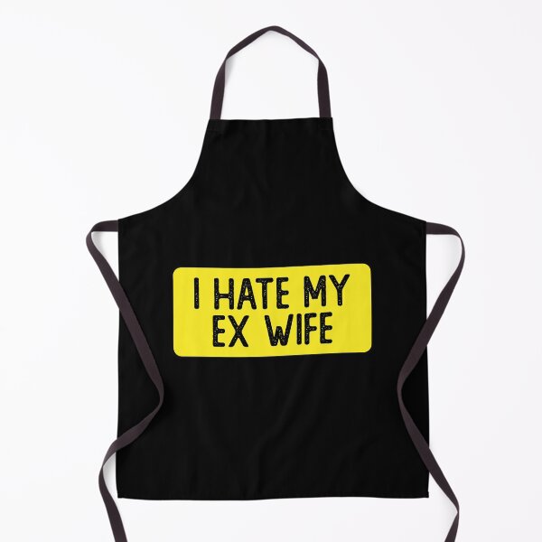 Item preview, I Hate My Ex Wife Cool Bumper designed and sold by Sour Soul.