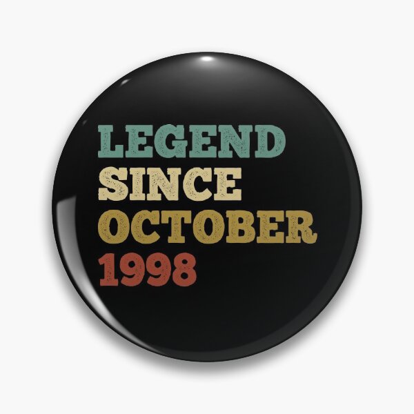 Item preview, legend since october 1998, vintage 1998 shirt, 23rd birthday shirt, 23rd birthday, october birthday shirt, october shirt, october birthday designed and sold by T-DESIGNEDZ.