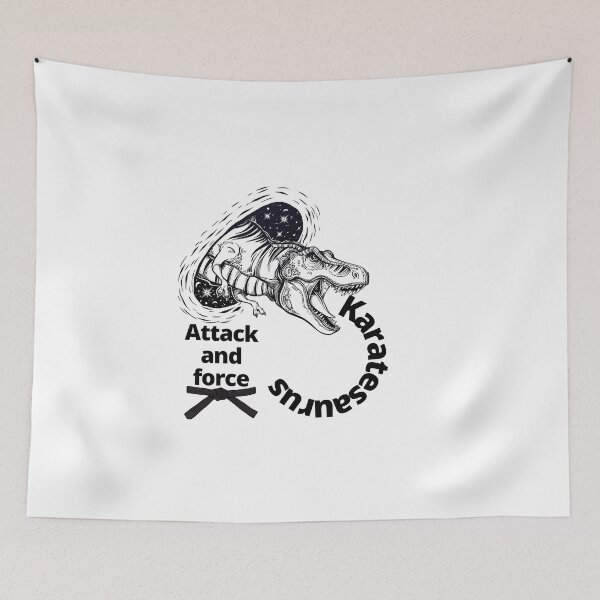 Item preview, karatesaurus rex karate funny, attack and strength designed and sold by RadBmd.