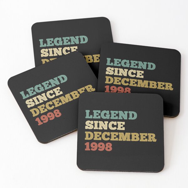Item preview, legend since december 1998, vintage 1998 shirt, 23rd birthday shirt, 23rd birthday, december birthday shirt, december shirt, december birthday designed and sold by T-DESIGNEDZ.