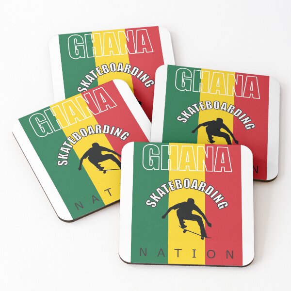 Item preview, Ghana Skateboarding Nation designed and sold by MimsTees.