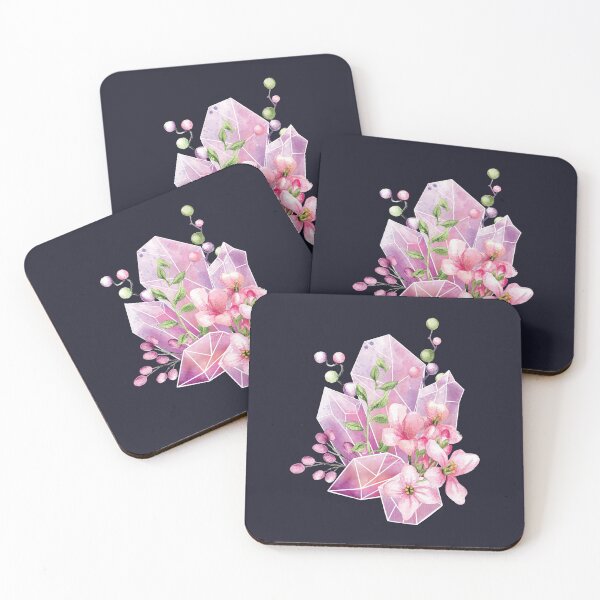 Item preview, Pink Floral Crystals designed and sold by Alicia Chee.