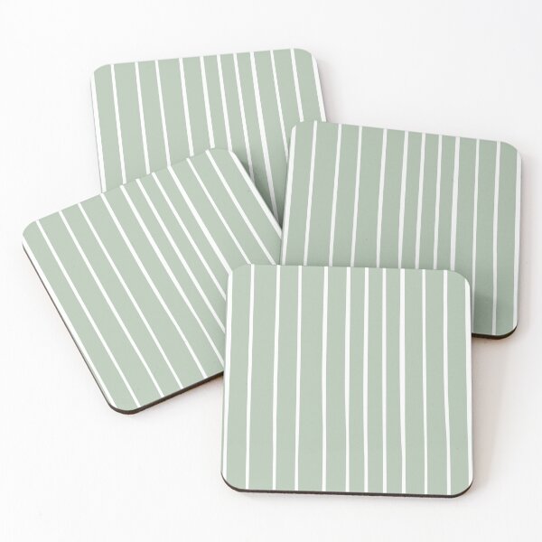 Item preview, Green seamless patterns with lines designed and sold by essskina.