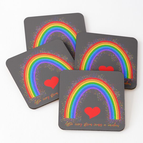 Item preview, Rainbow-grey background  designed and sold by Ellesinspired.