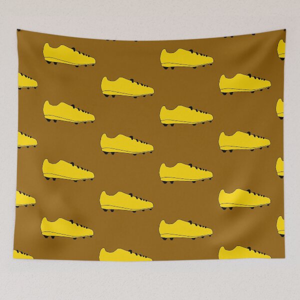 Item preview, Golden Soccer Boot Drawing designed and sold by RioCariocaClub.