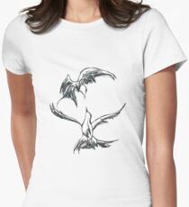Birds in flight Women's Fitted T-Shirt