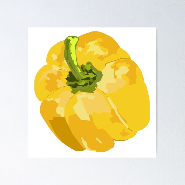 Item preview, Edible Vegetables. Peppers Sweet.  Vegan Cuisine. designed and sold by ZheltakovaIana.