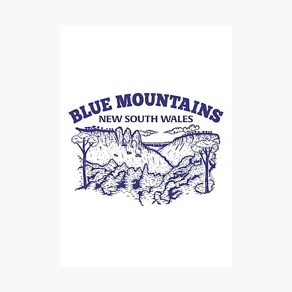 Item preview, Blue Mountains Shirt - New South Wales (NSW), Australia designed and sold by nicgfx.