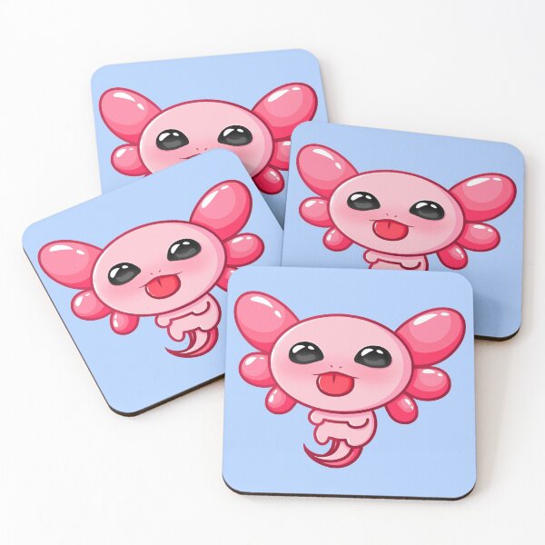 Item preview, Cute Aquatic Chibi Pink Axolotl designed and sold by Fiorne.