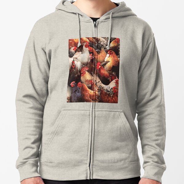 Hens Zipped Hoodie