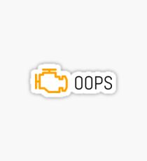 Check Engine Sticker Sticker