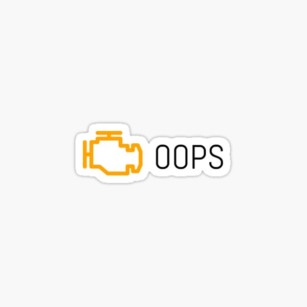 Vérifier l'autocollant du moteur Sticker