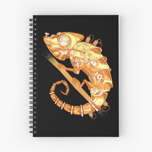 Item preview, Steampunk clockwork chameleon vintage style designed and sold by TRIBExSPACE.