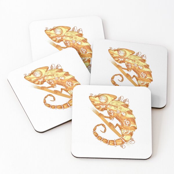 Item preview, Steampunk clockwork chameleon vintage style designed and sold by TRIBExSPACE.
