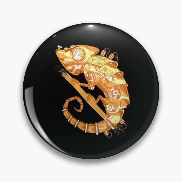 Item preview, Steampunk clockwork chameleon vintage style designed and sold by TRIBExSPACE.