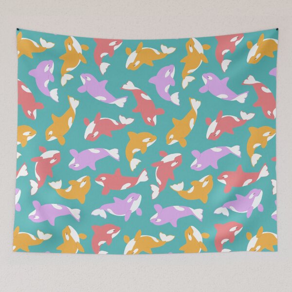 Item preview, Cute orcas designed and sold by scribbli.