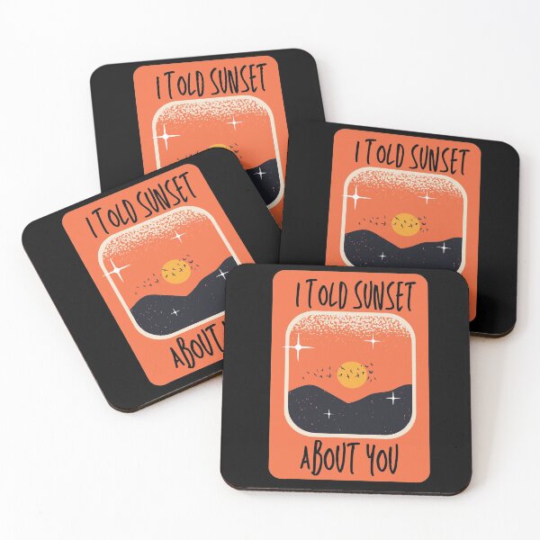 Item preview, I told sunset about you designed and sold by art-and-sticker.