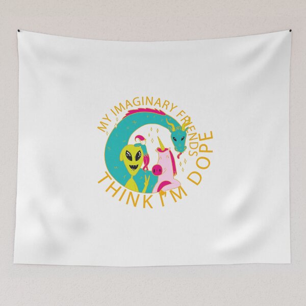 Item preview, My Imaginary Friends think i'am dope  designed and sold by TRIBExSPACE.