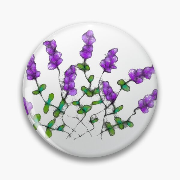 Item preview, Floral purple pattern designed and sold by cuprum.