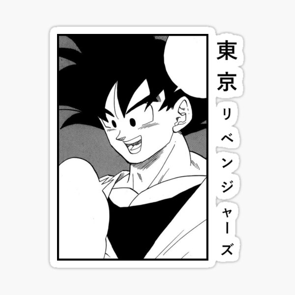 Goku Sticker For Sale By Bestofmangaa Redbubble