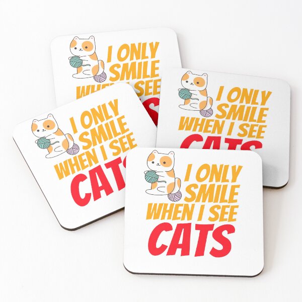 Item preview, smile when i see cats designed and sold by CostomArtJone.