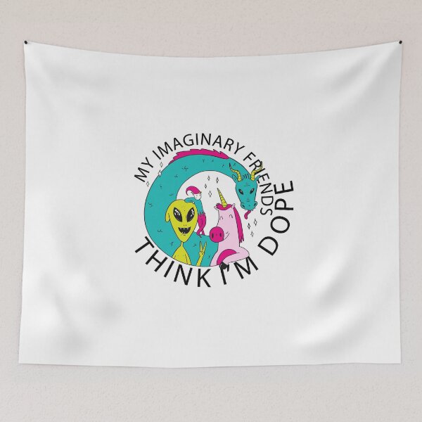 Item preview, My Imaginary Friends think i'am dope  designed and sold by TRIBExSPACE.