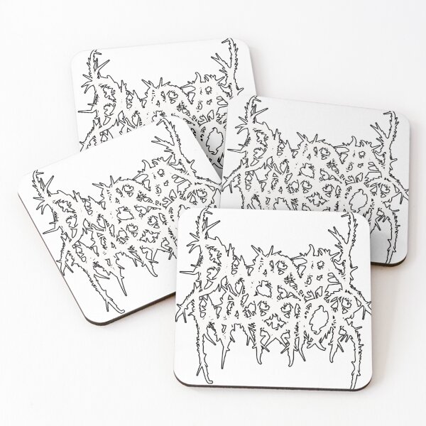 Item preview, The Dwarven warrior metal logo in white designed and sold by DwarvenWarrior.
