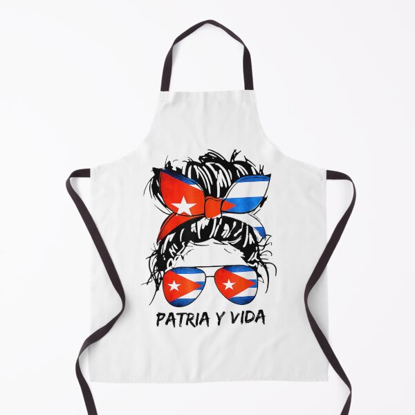 Artikelvorschau, Patria y Vida Sos Kuba Flagge Unordentliches Haar Damen Brötchen Brille entworfen und verkauft von erinstomberg.