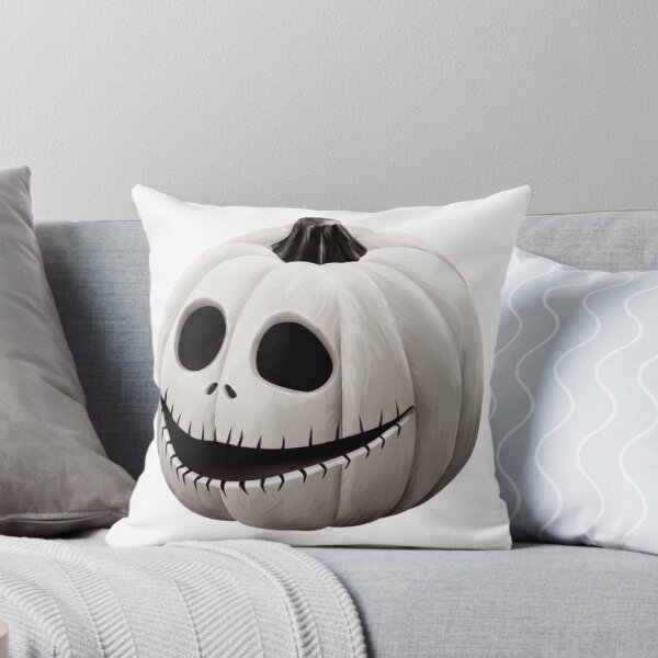 Item preview, Smiling Pumpkin - Halloween - White, grey, and black designed and sold by rahman-7.
