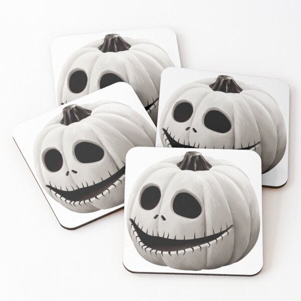Item preview, Smiling Pumpkin - Halloween - White, grey, and black designed and sold by rahman-7.