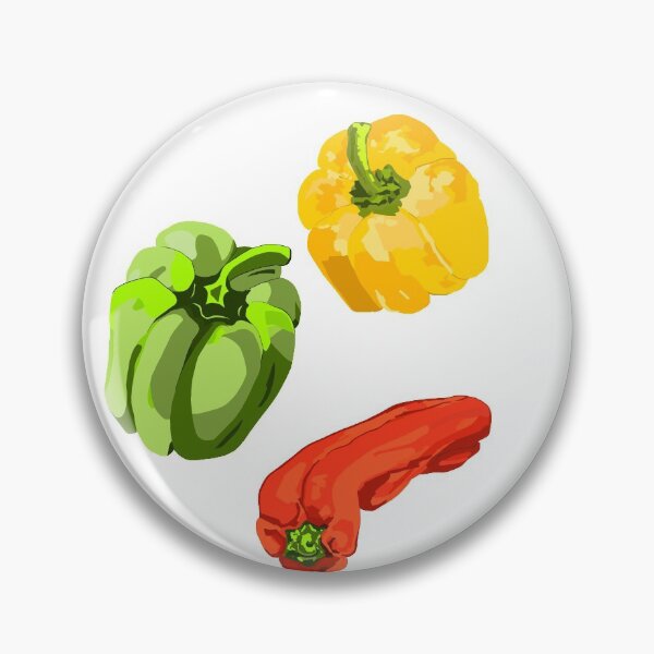 Artikelvorschau, Essbare Pflanzen. Vegane Küche-Set. Essbares Gemüse. Paprika süß. entworfen und verkauft von ZheltakovaIana.