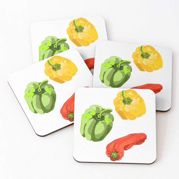 Item preview, Edible Plants. Vegan Cuisine set. Edible Vegetables. Peppers Sweet. designed and sold by ZheltakovaIana.