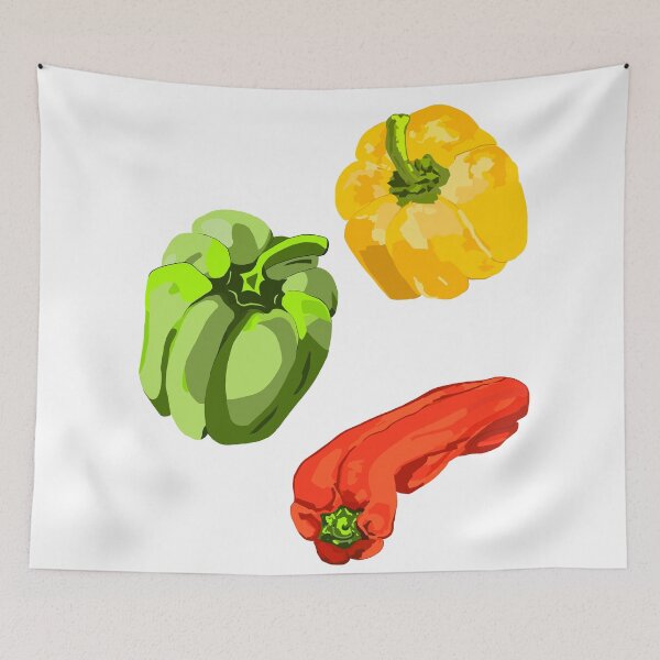 Item preview, Edible Plants. Vegan Cuisine set. Edible Vegetables. Peppers Sweet. designed and sold by ZheltakovaIana.