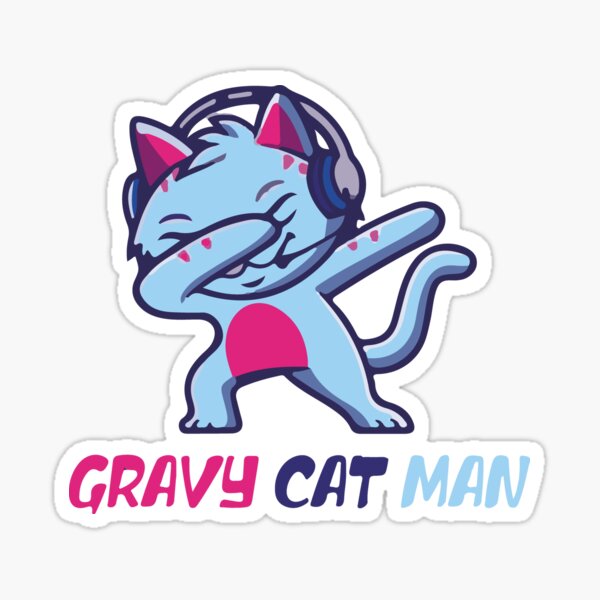 gravy cat man t shirt